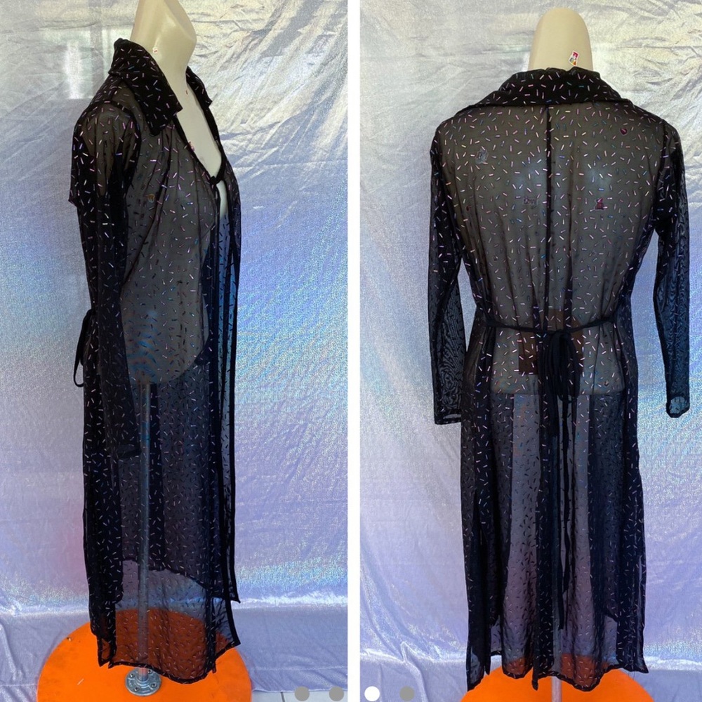 Vintage 1990’s Rave Duster Jacket - Picture 3 of 4